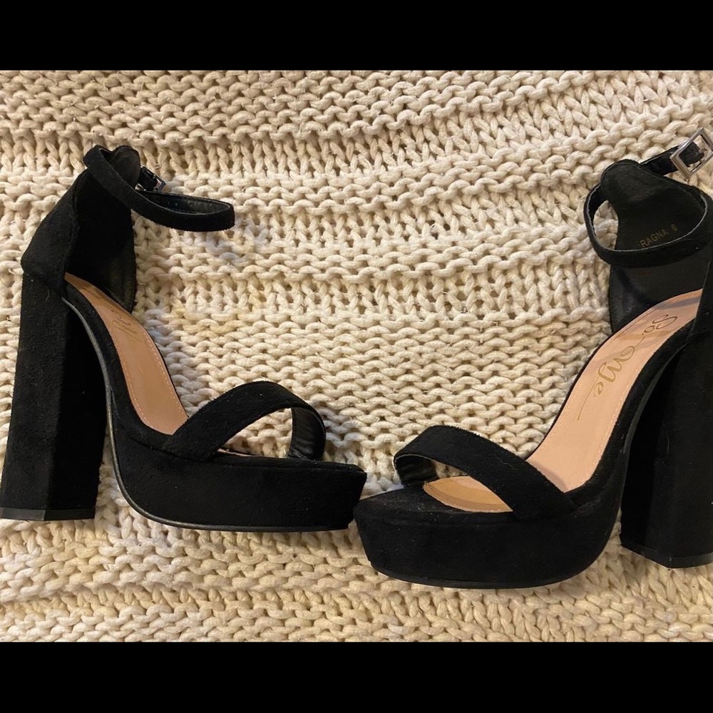 Back platform heels